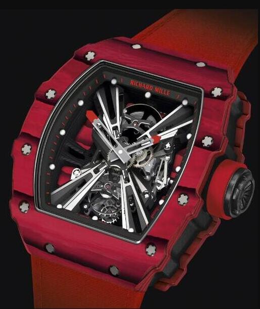 Richard Mille RM 12-01 Carbon Red Quartz TPT Watch Replica